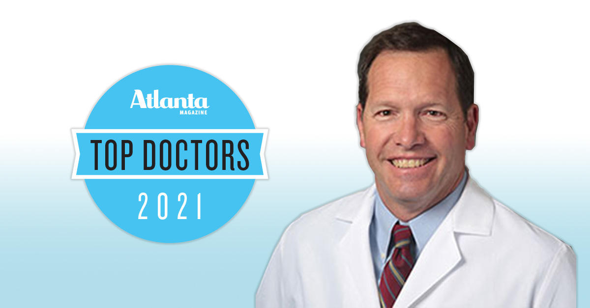 Dr. George Brown of YourTown Health receives Atlanta Top Doctors 2021 award.